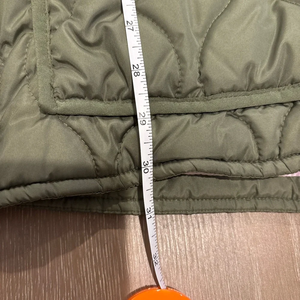 J. Crew Green Quilted Puffer Jacket - Picture 4 of 7